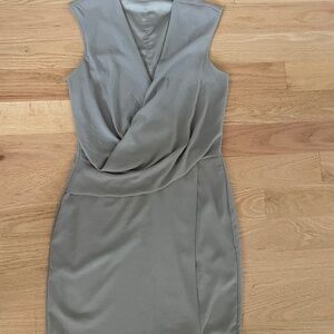 Helmut Lang faux wrap dress S